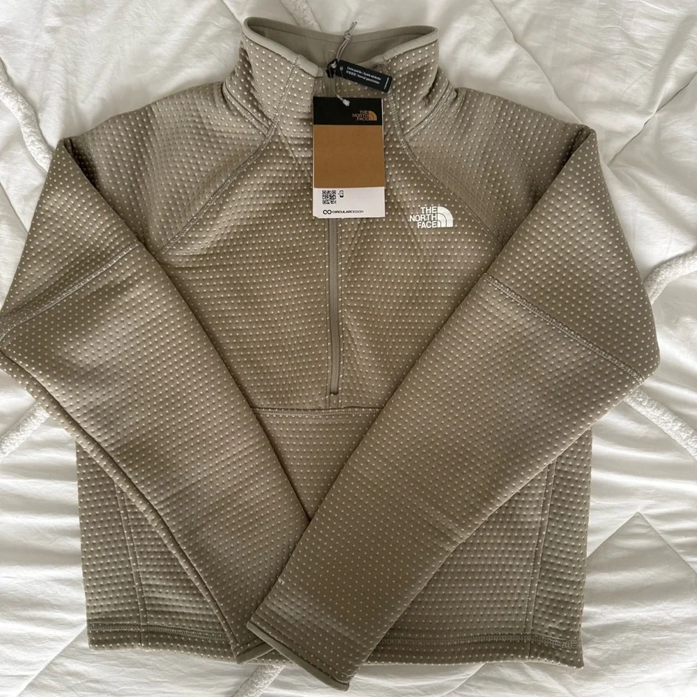 The North Face Women's DotKnit Thermal 1/4 Zip - Picture 2 of 8